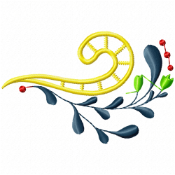 Flowers And Tree Embroidery Design 2 Flowers And Tree Embroidery Design 2